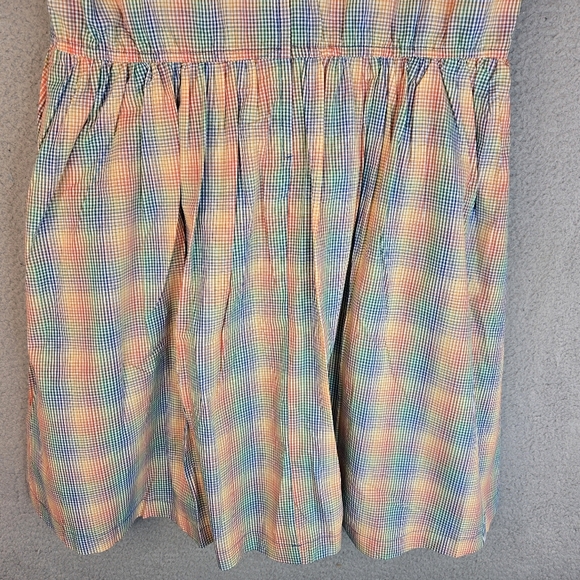 Modcloth Womens Dress Sz XL Plaid Lined Pockets Lightweight Sleeveless Casual - Picture 12 of 13